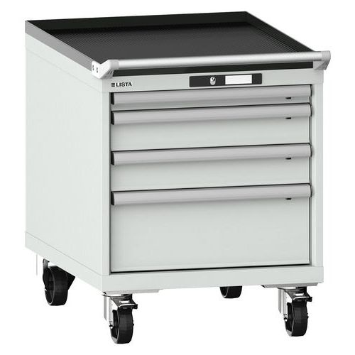 Mobil Verktygshurts 27x36E, 564 x 725 x 723 mm, 4 lådor - Lista