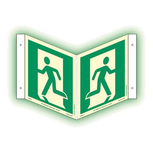 Supernova+ Utrymning ISO, plogskylt - Systemtext