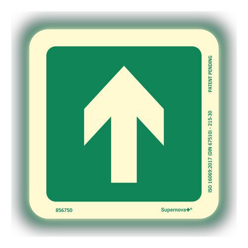 Golvdekal Supernova+ Hänvisningspil - Systemtext