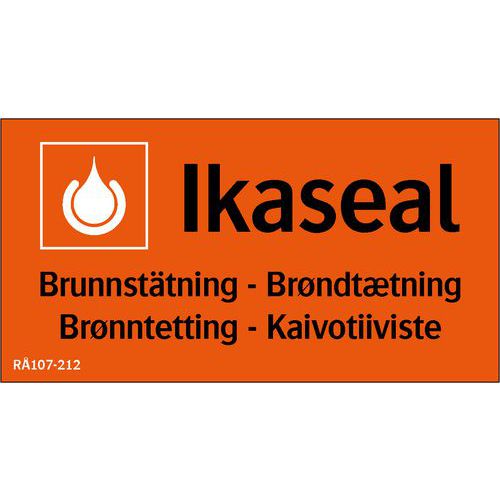 Skylt Brunnstätning - Ikaseal