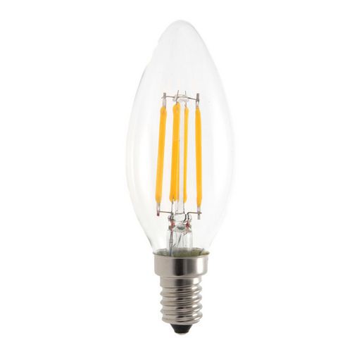 Olive C35 4 W E14-sockel LED-glödlampa – VELAMP