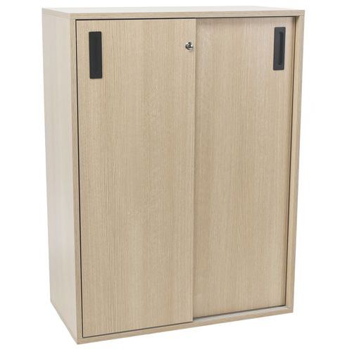 Misao skåp med skjutdörrar, höjd 110 cm - Manutan Expert