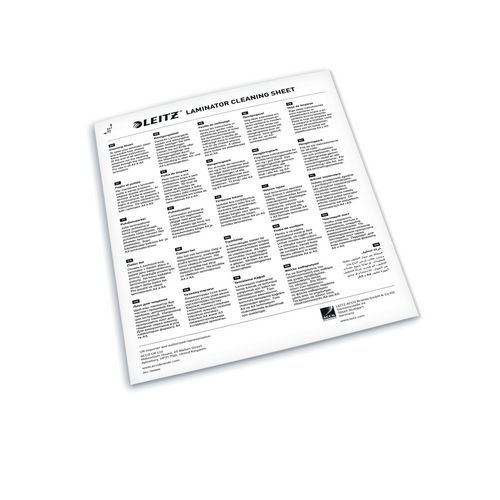 Rengöringsark A4 till lamineringsmaskin - Leitz
