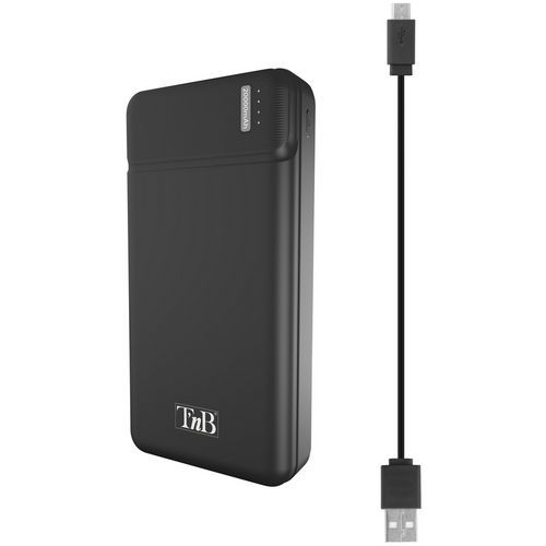 Bärbar dubbel USB-powerbank – 20 000 mAh – T'nB