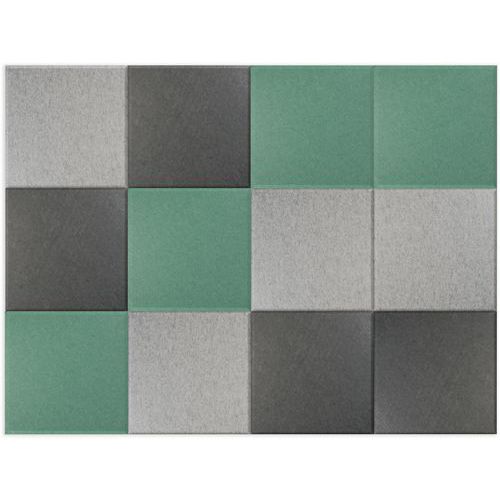 Kombinationskit 12 väggpaneler i akustisk PET-filt - Smit Visual