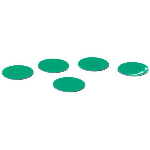 Set med fem gröna cirklar – Smit Visual