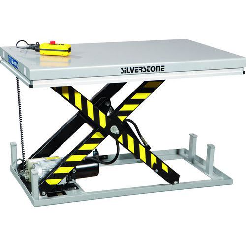 Stationärt lyftbord, kap. 1000 kg, 230 V 1-fas