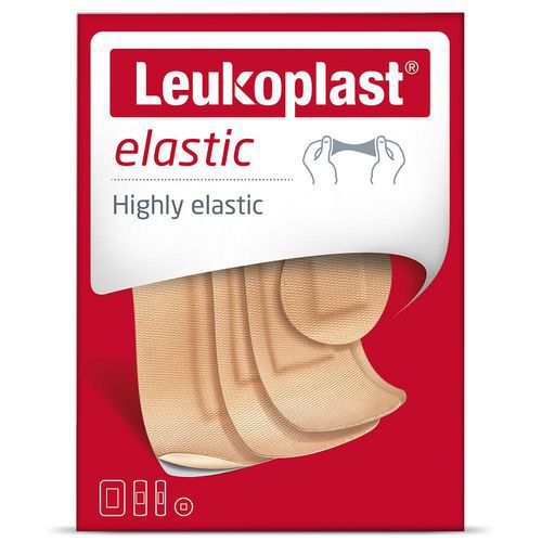 Elastiska latexfria plåster – låda med 40 – Leukoplast