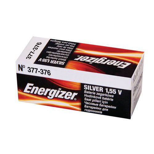 Silveroxidbatteri för klockor – 376 – 377 – Energizer