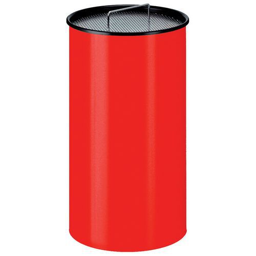 Cigarettbehållare med runt sandställ - 50 L