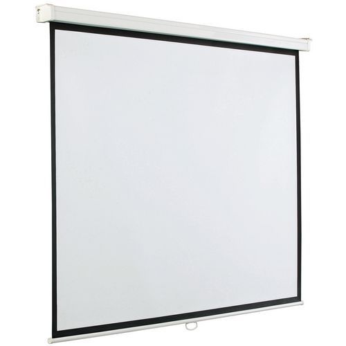 Väggmonterad manuell projektorduk - Smit Visual