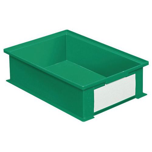Stapelbar behållare – grön – längd 200 till 630 mm – 3,6 till 85 l
