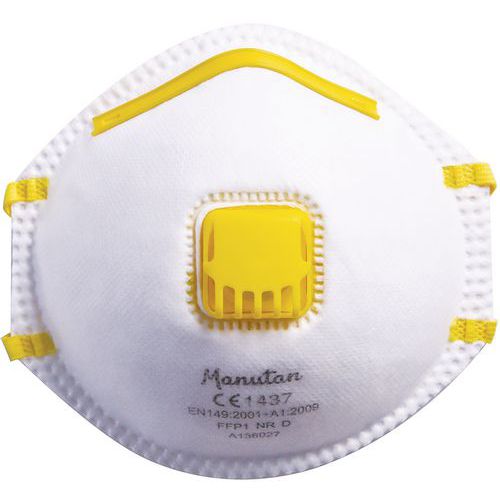 Vikbar halvmask FFP1 Manutan
