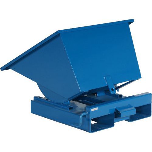 Tippcontainer Öppen, Blå, 150-3000 L