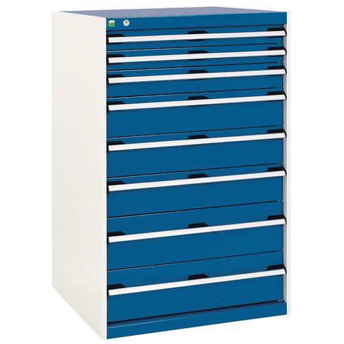 Verkstadsskåp med lådor Bott SL-87 - höjd 120 cm