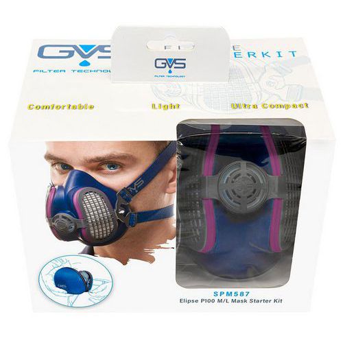 Startkit mask Elipse med väska och filter P3 - GVS Startkit mask Elipse med väska och filter P3 - GVS