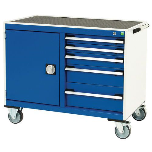 Verkstadsvagn Cubio små lådor - 1050x525x885mm - Bott