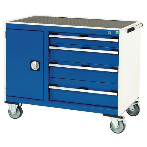 Verkstadsvagn Cubio stora lådor - 1050x525x885mm - Bott
