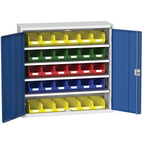 Skåp Verso 1050x350x1000mm med 30 backar – Bott