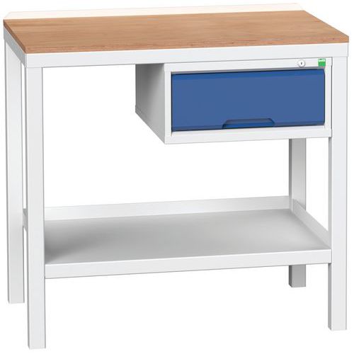 Arbetsbänk Verso 1000x600x930mm multiplatta - Bott