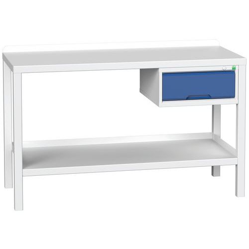 Arbetsbänk Verso 1500x600x910mm ståltopp - Bott