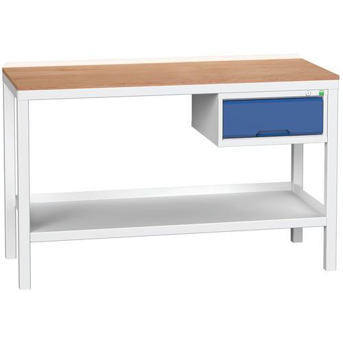 Arbetsbänk Verso 1500x600x930mm multiplatta - Bott