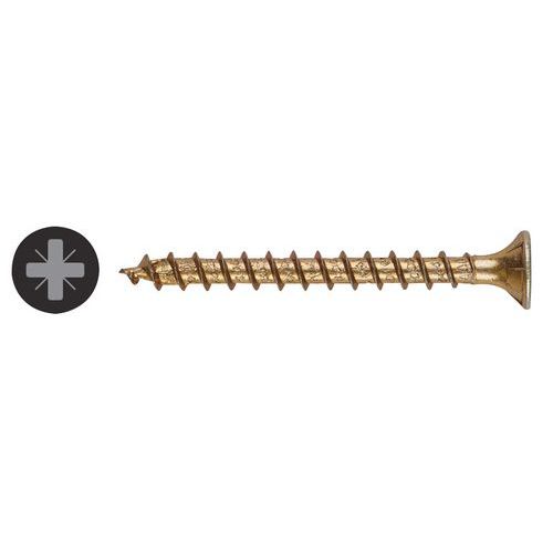 Låda med 200 Spax Pozidriv-skruvar - Ironmongery