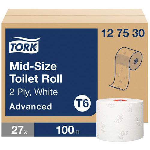 Tork Compact toalettpapper – rulle – T6
