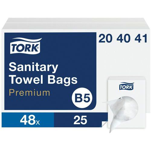 Hygienpåsar Tork - Paket med 25 askar Hygienpåsar Tork - Paket med 25 askar