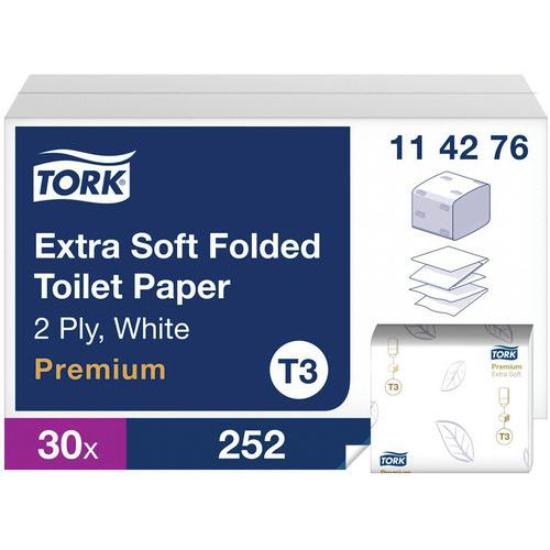 Tork Premium extra mjuk toalettrulle – ark