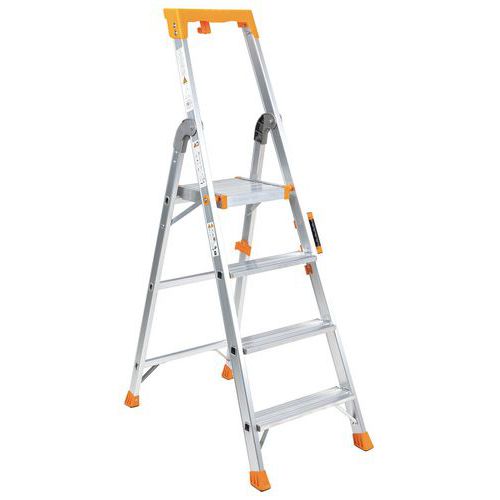 Professionell trappstege i aluminium - Manutan Expert