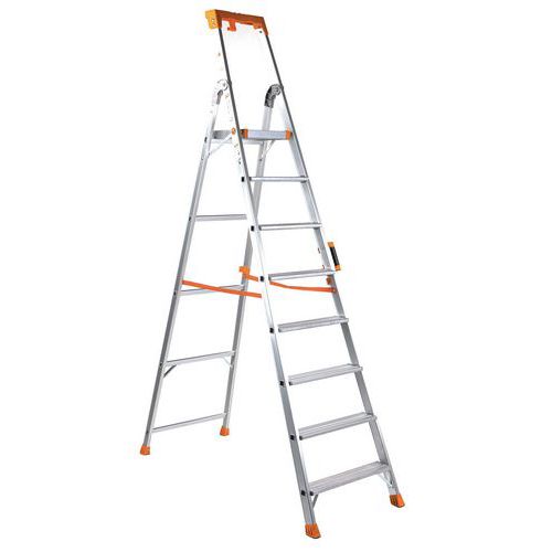 Professionell trappstege i aluminium - Manutan Expert