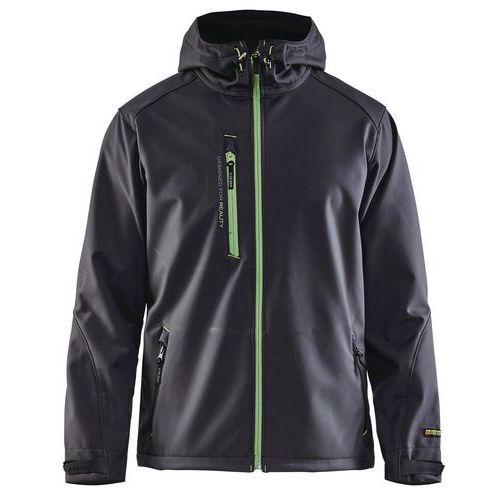 Softshelljacka Svart/Silver