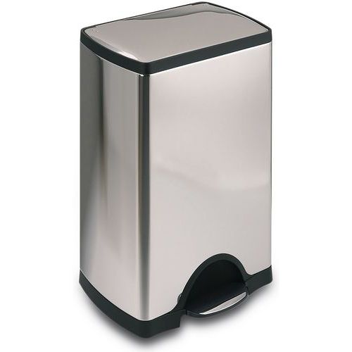 Papperskorg i stål med pedal 38-50 L - Simplehuman