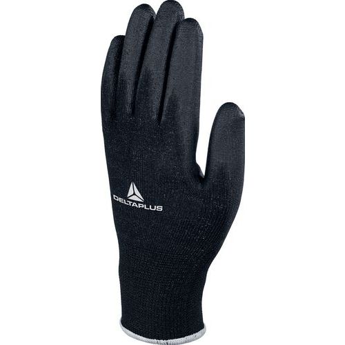 VE702PN stickad handske i polyester – Polyuretan i handflatan
