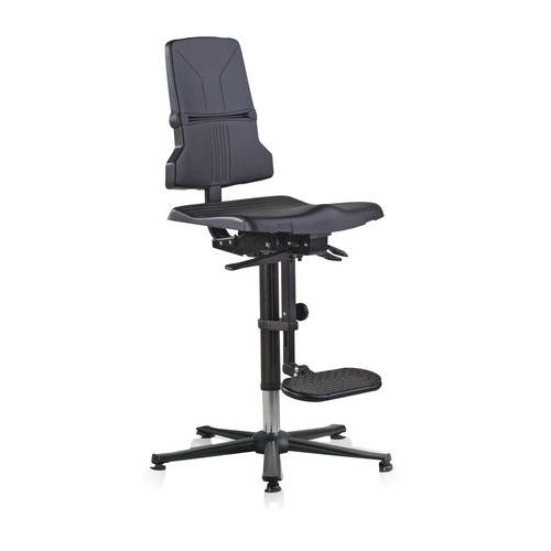 Stol Bimos Sintec ESD 9801 hög med glidfötter