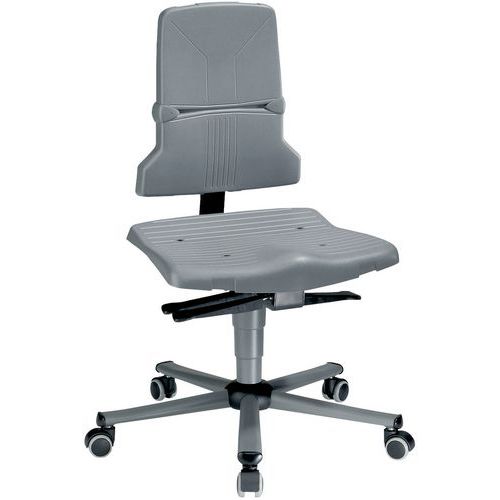 Stol Bimos Sintec 9813 med hjul och tiltkontroll