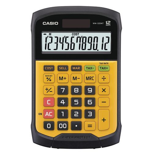 Vattentålig och dammtät miniräknare - WM320MT - Casio Vattentålig och dammtät miniräknare - WM320MT - Casio