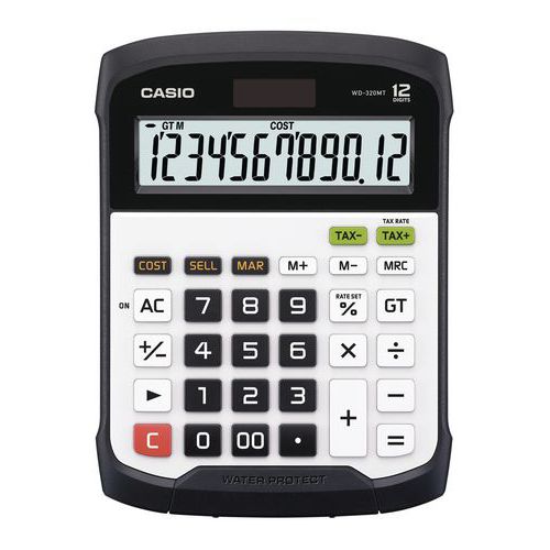 Vattentålig och dammtät miniräknare - WD320MT - Casio Vattentålig och dammtät miniräknare - WD320MT - Casio