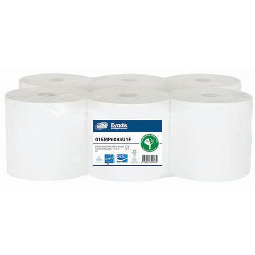 Pappershandduksrulle - Vit - Mp hygiène Pappershandduksrulle - Vit - Mp hygiène