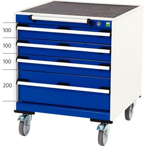 Mobilt lådskåp Cubio - Bredd 65 cm