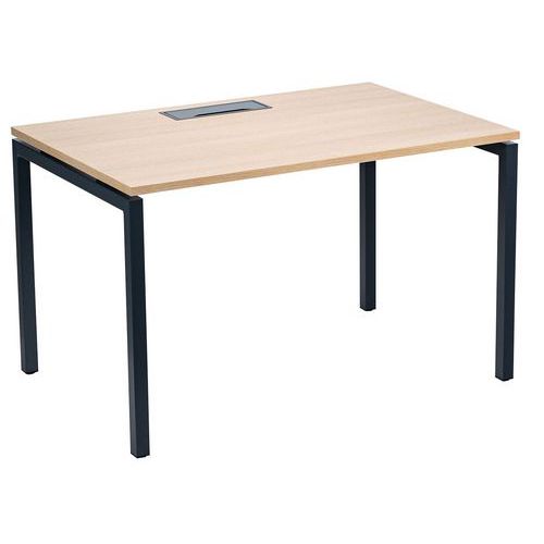 Skrivbord med raka ben 120x70 cm Misao - Manutan Expert