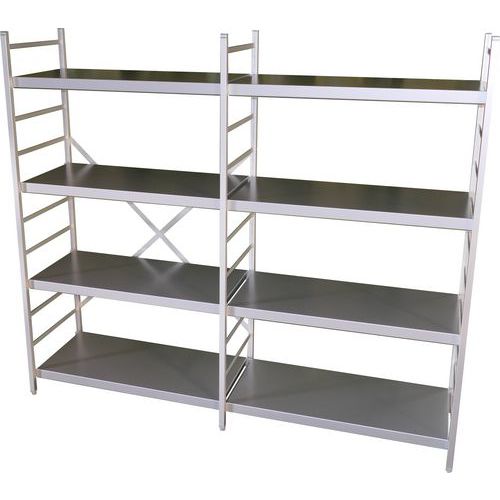 Flexibel lagerhylla i aluminium - Alminor