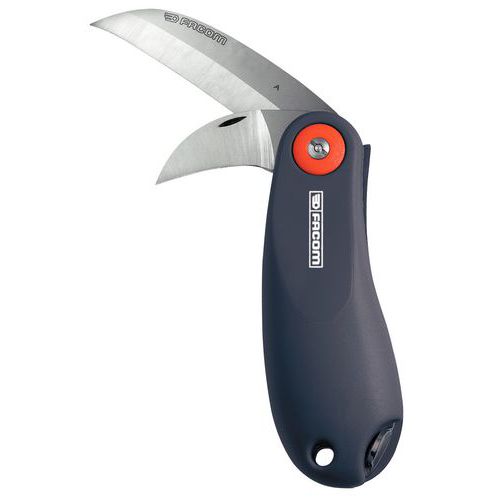 2-bladig elektrikerkniv – ergonomiskt handtag
