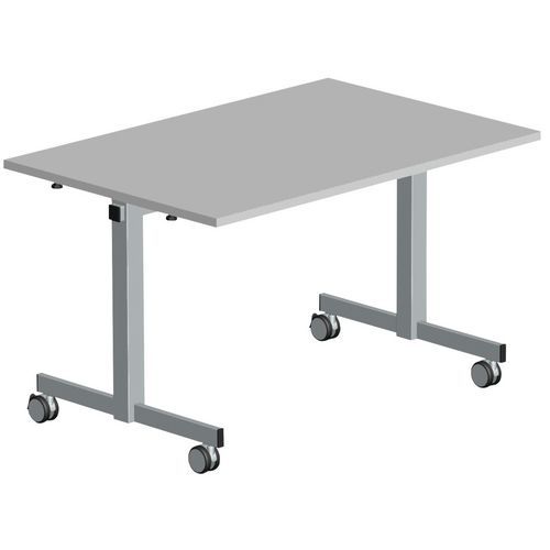 Konferensbord fällbart, djup 80 cm grå