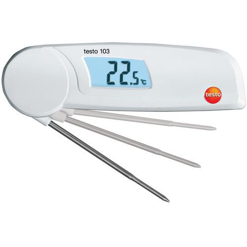 Termometer med infällbar sond Testo 103
