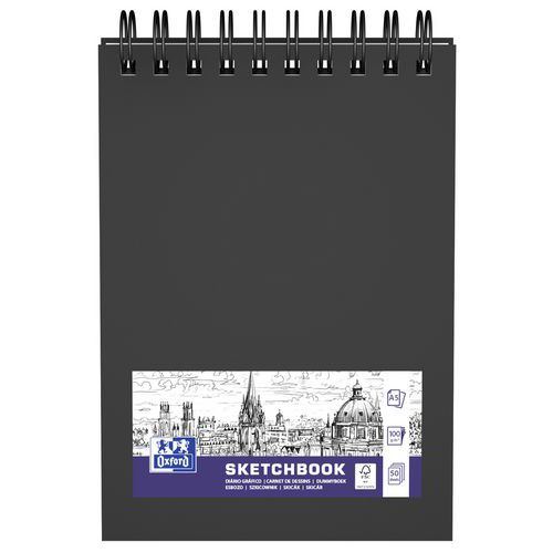 Skissblock Oxford Art integral 100s 100g svart - Oxford Skissblock Oxford Art integral 100s 100g svart - Oxford