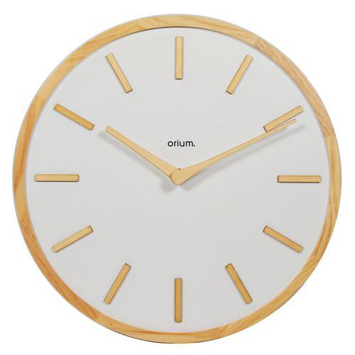 Väggklocka 30 cm Elegance Trä Vit - Orium Väggklocka 30 cm Elegance Trä Vit - Orium