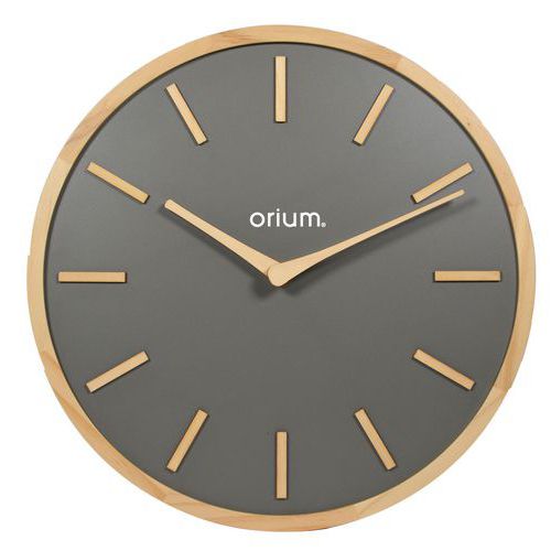 Väggklocka 30 cm Elegance Trä Mörkgrå - Orium Väggklocka 30 cm Elegance Trä Mörkgrå - Orium