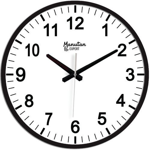 Analog väggklocka med kvartsverk Ø 33 cm - Manutan Expert Analog väggklocka med kvartsverk Ø 33 cm - Manutan Expert